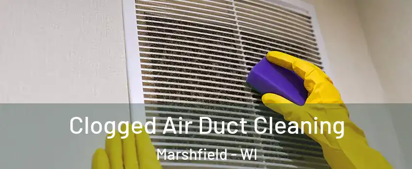  Clogged Air Duct Cleaning Marshfield - WI