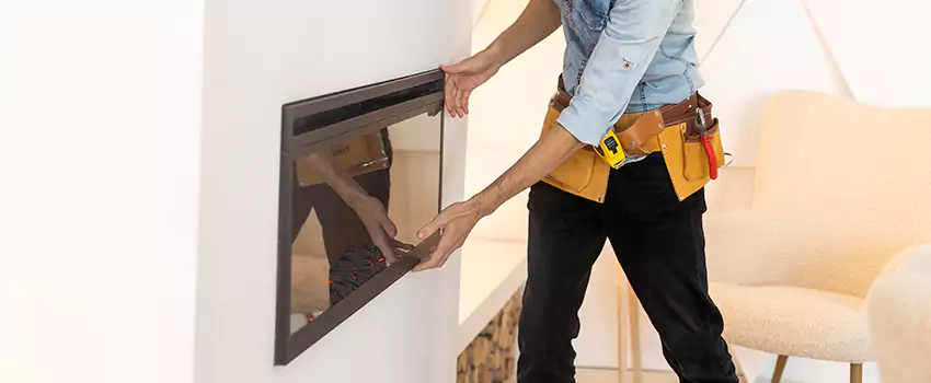 Metal Fireplace Installation in Marshfield, Wisconsin