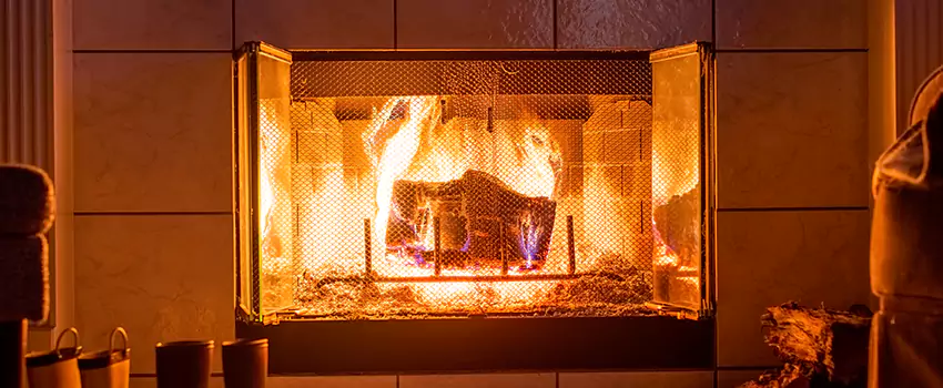 Mendota Hearth Landscape Fireplace Installation in Marshfield, Wisconsin