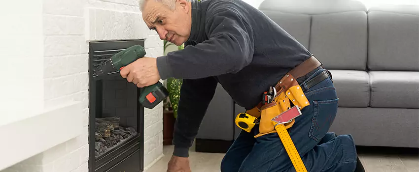 New Indoor Fireplace Installation in Marshfield, Wisconsin