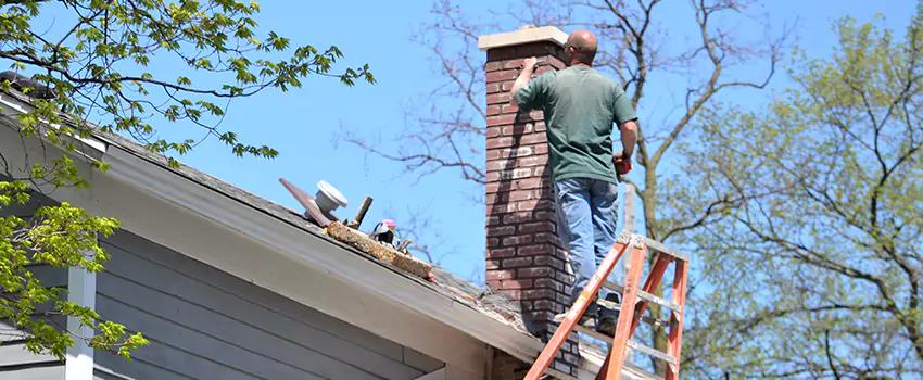 Vinyl and PVC Chimney Flashing Installation in Marshfield, WI