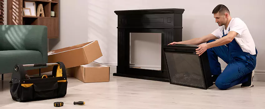 Old Rusted Metal Fireplace Repair And Replacement in Marshfield, WI